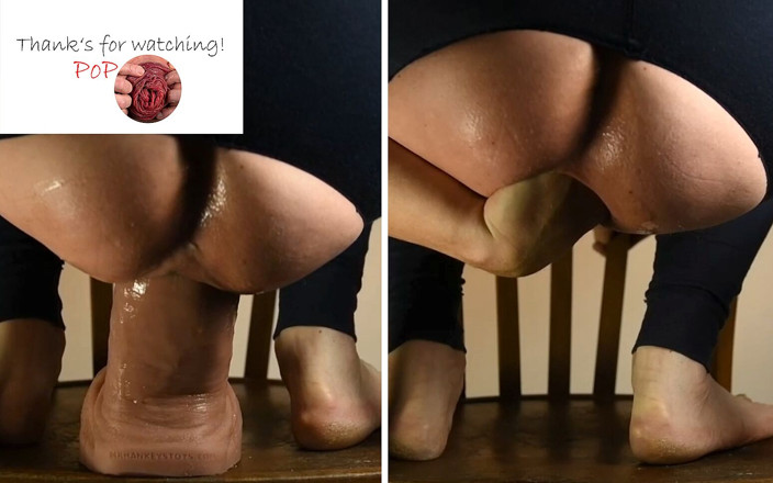 Popoopoop: Popoopoop. Hankeys - dildo Rentman 3xl adânc pe scaun în curul meu - prolaps și...