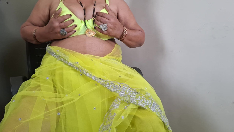 TABOOBREAKERS: Taboobreakers Shilpa în sari de culoare lămâie