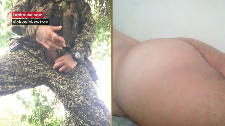 Mafhgy7: 若い兵士が生で私のためにイく