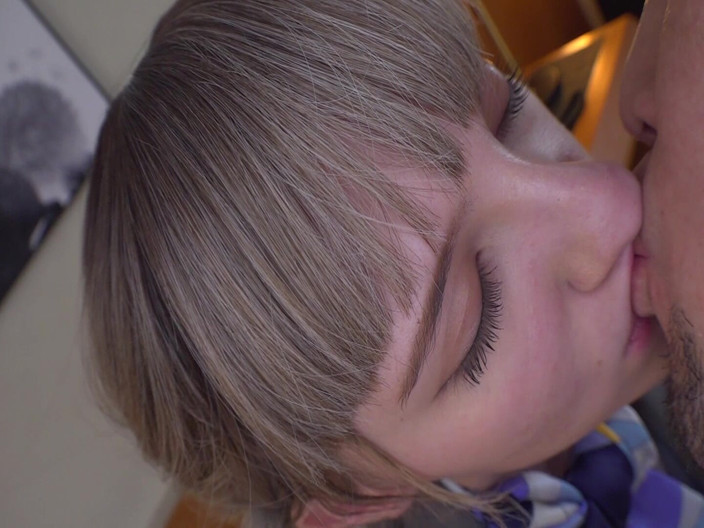 CherryBONBON: Blue-eyed Beauty Breaks Composure. Innocent Look Turns Into Wild Desire!