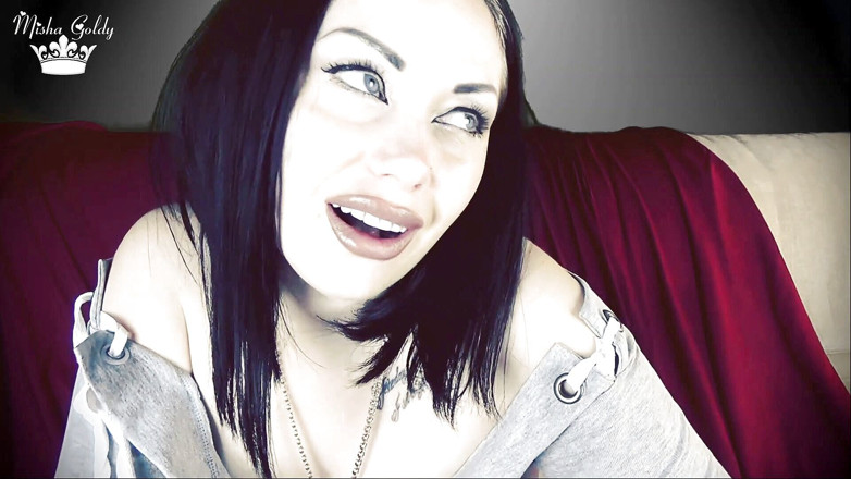 Goddess Misha Goldy: Ich und deine frau lassen deinen kleinen schwanz