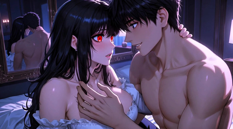 Stories&Anime: Мачуха підкрадається для брудного глибокого поцілунку язиком