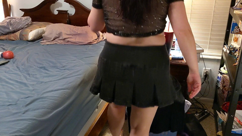 Always Fun No Pants: Hotwife Getting Excited Dancing Before a Date