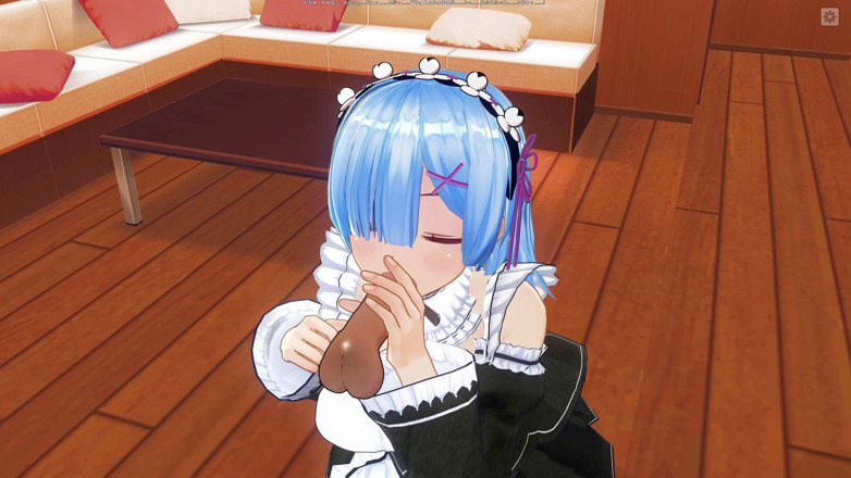 H3DC: HENTAI 3D. Nyepong kontol rem closeup