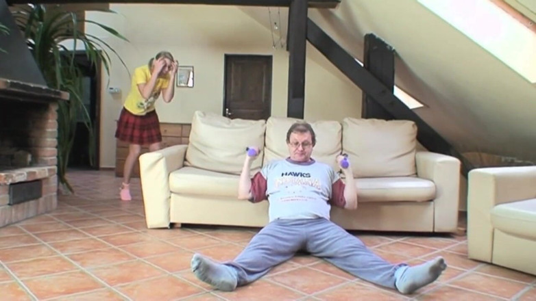 Old PIGS XXX: Old man loves to fuck her nasty little young bitch!