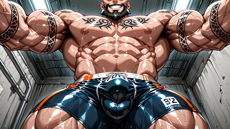 Erotic Man: Gay, hommes musclé avec de grosses bosses