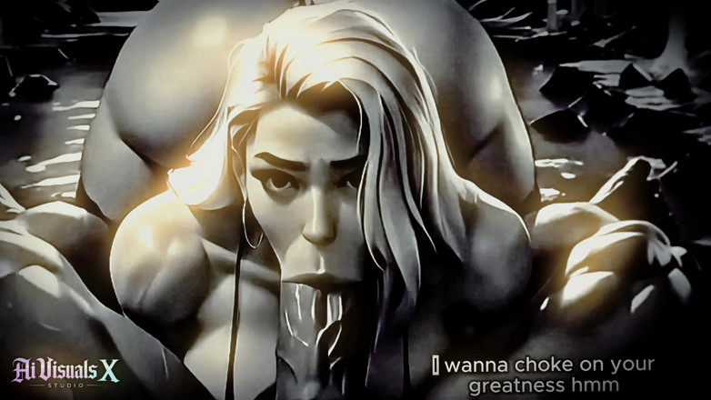 AI Visuals X: Kompilasi orc elf alien fantasi sepong kontol &amp; ngentot toket - bokep...