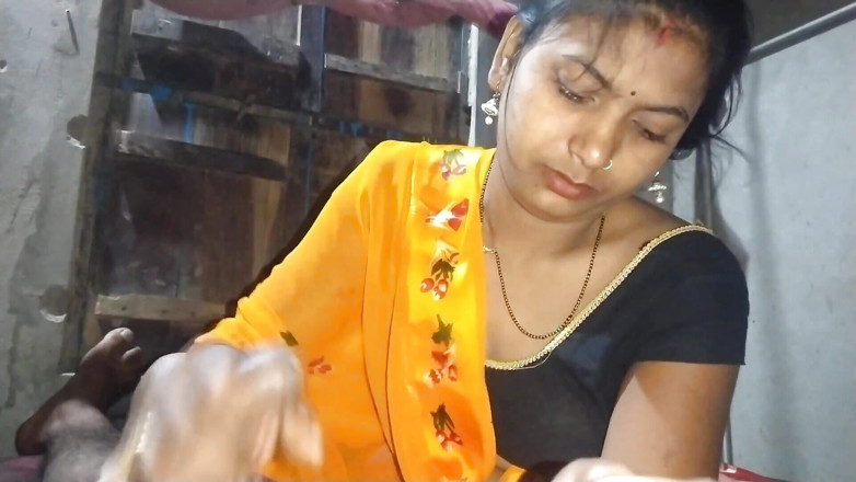 Shyam bharosh: बंगाली देसी भाभी गर्म मुख-मैथुन