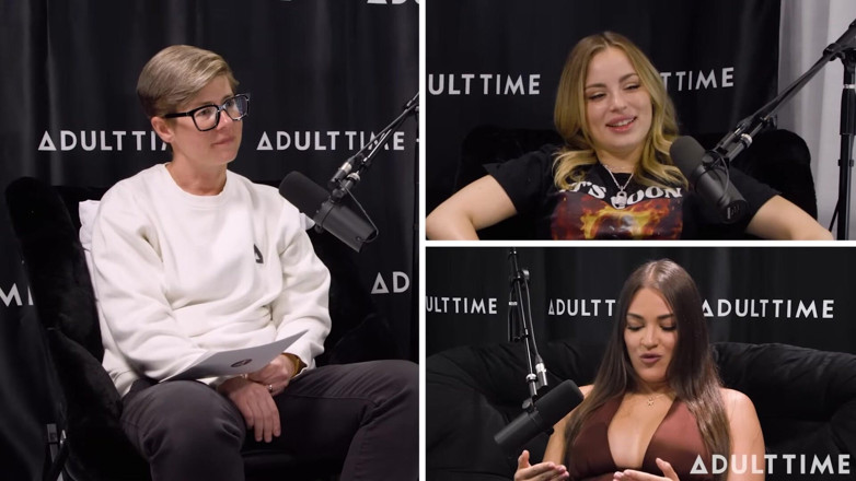 Adult Time Podcast: Gizelle Blanco &amp; Anna Claire Clouds Pheromones, Scissoring, &amp; the Bush | Podcast...