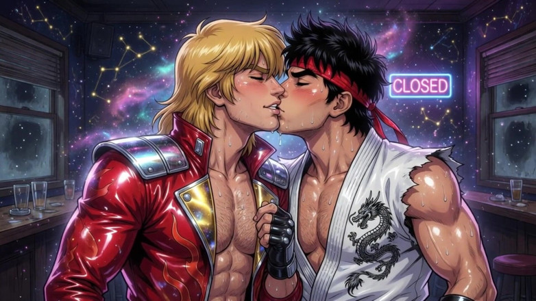 Erotic Man: Ken và Ryu làm tình (ai)