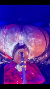 Nasty Creamy Bubble Butt Gaped and Fart Fucked on Sex Machine