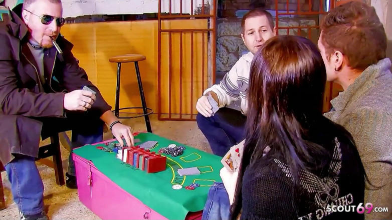 Full porn collection: Poker player wins tournament and gets to fuck horny skinny...