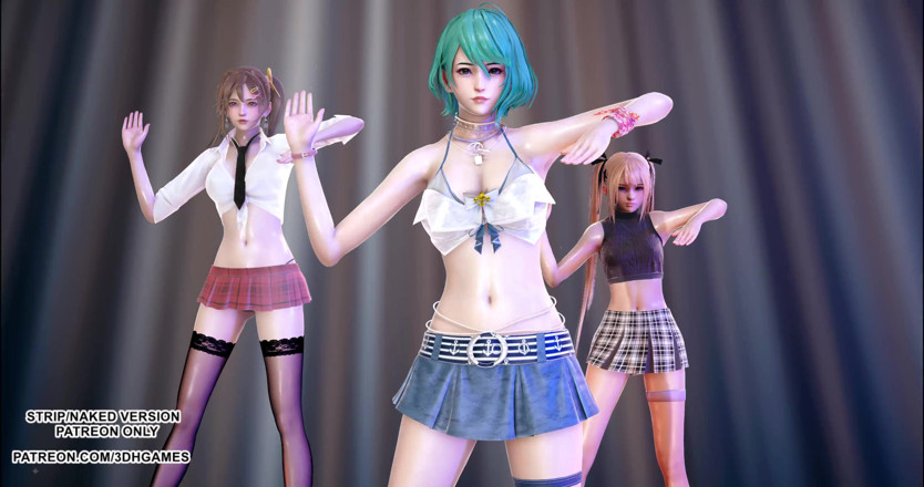 3D-Hentai Games: [mmd] 征服者doa Marie Rose Misaki tamaki热舞 4k 60fps