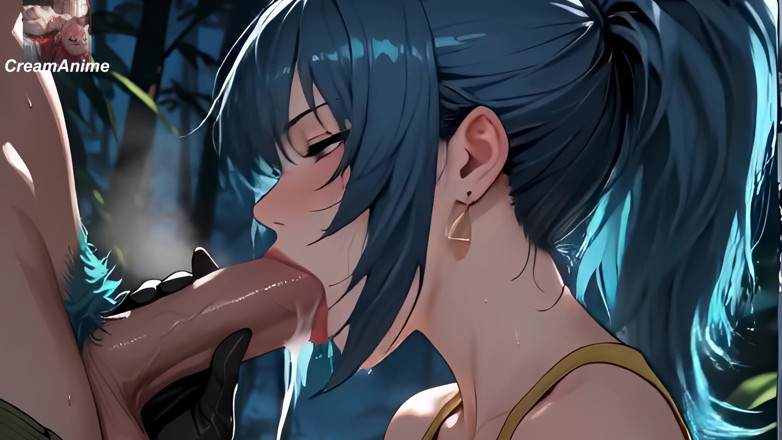 Cream Anime: L'Amazzone si è persa nella giungla ma è entrato in un rapporto...