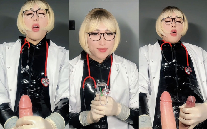 Viper Fierce: Клінічні збочення: мастурбація &amp; анал в лабораторії лікаря латексу