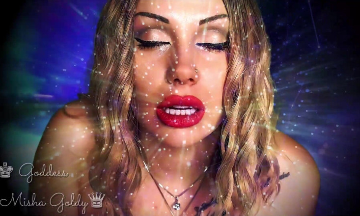 Goddess Misha Goldy: Orgasme jauh lebih intens ketika kamu fokus pada mata dan...