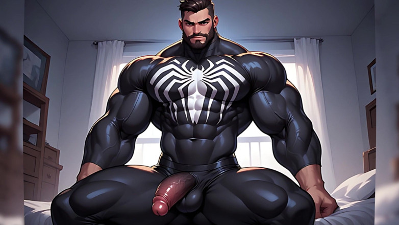 Erotic Man: 핫한 슈퍼히어로의 불룩한 자지와 자지