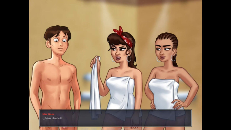 HotSummer117: Summertime saga cap 33 - las duchas y dos chicas