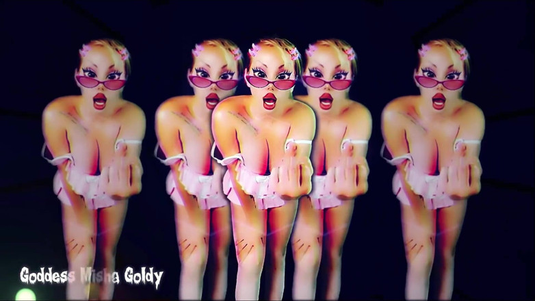 Goddess Misha Goldy: Du bist ein bebärmlicher Verlierer ohne leben, edging weiter, goonen...