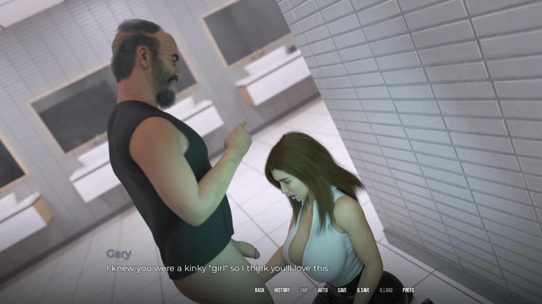 Dirty GamesXxX: En sécurité : une femme suce une bite dans les toilettes...
