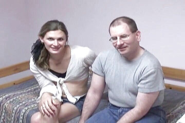 Radical: Nerd with small dick and young girl giving him blowjob