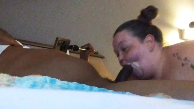 Kimmywetwet: BBW, grosse noire, gorge profonde