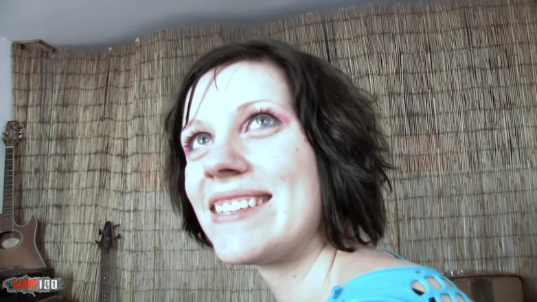 MMM100: Erstes porno-video für ein süßes französisches mädchen mit spanischem männlichem...