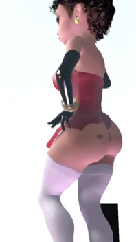 Betty Boop danse animée en 3D