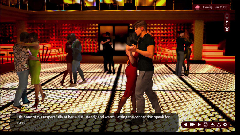 Johannes Gaming: Desire Whispers 23 Sarah ve Neil dans pistinde samimi oluyorlardı