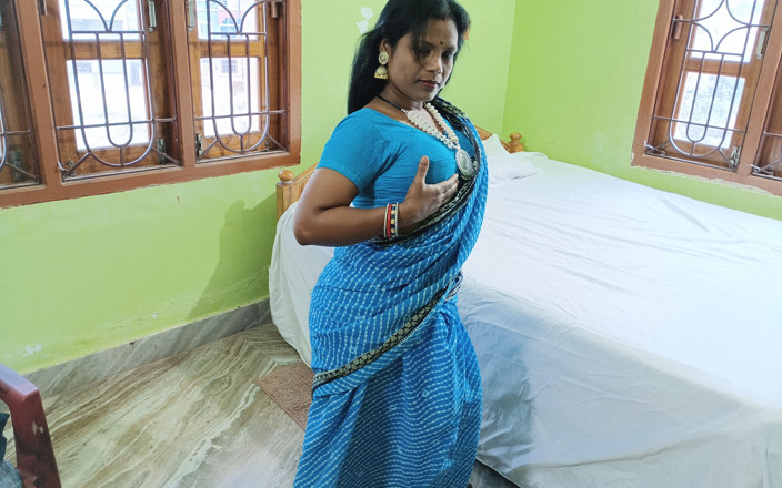 Popmini: Mooie hete sexy Kamini Bhabhi volledige harde seks op blauwe...