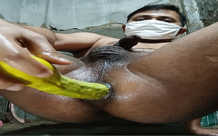 Durty boys: Long &amp; Big cucumber inserting my ass and fucking hard