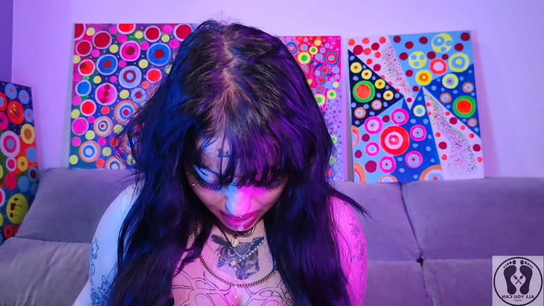 All You Can Fetish: Feticismo del naso Deedeelove la ragazza gotica