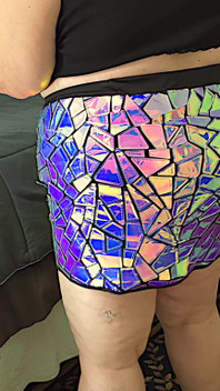 Heiße bbw zeigt ihren fetten arsch und schöne beine im Minirock in Nahaufnahme - großer fetter hintern ist bereit, gefickt zu werden und viel sperma zu bekommen