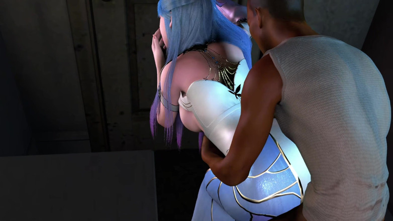Why fuck so hard: 3D 可爱角色扮演女郎穿着性感礼服出轨老鸡巴