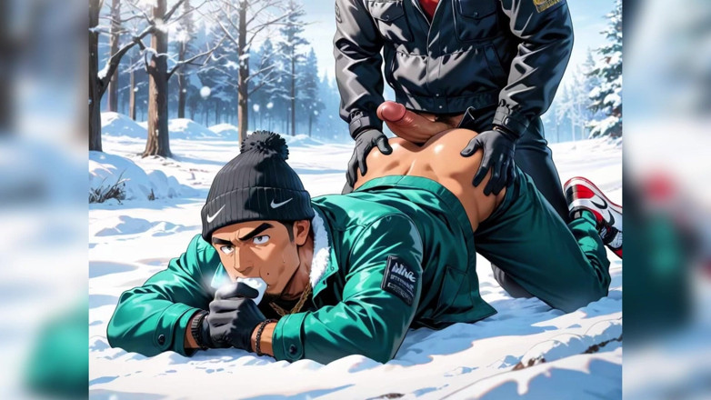 AI gay porn: aautdor land chusaee aadmi gand chudaee