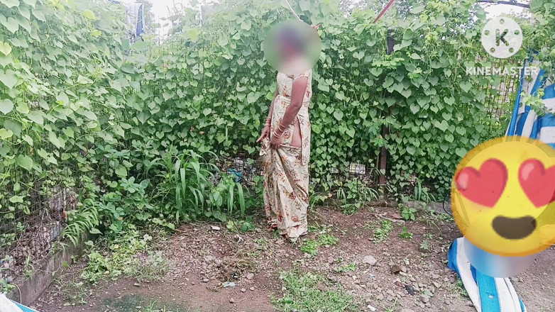 couple_Love7: Дружина Маратхі трахає велику дупу на відкритому повітрі, голосно Моніг