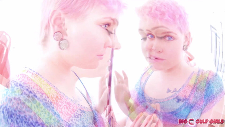 Top Web Models: Hot chubby teen Miley May POV blowjob cum swallow