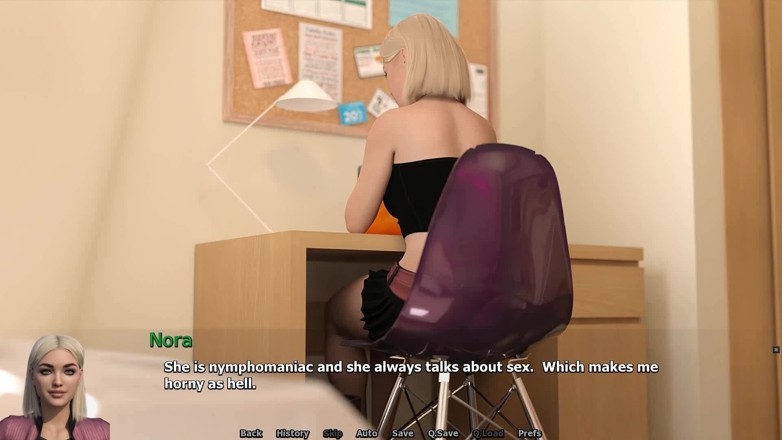 Futavision: Mon cher journal, Futa Desires, une belle transsexuelle piège inséminer...