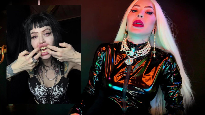 Baal Eldritch: Vampir dişlerimle ilgili hikaye zamanı - vücut değiştirme, dönüşüm fetişi, gotik,...