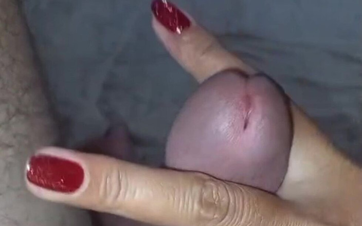 Handjob Passion: Funkelnde Rote Nägel, Eichel-anbetung - Intensive Nahaufnahme-massage &amp;sensibles Abspritzen POV