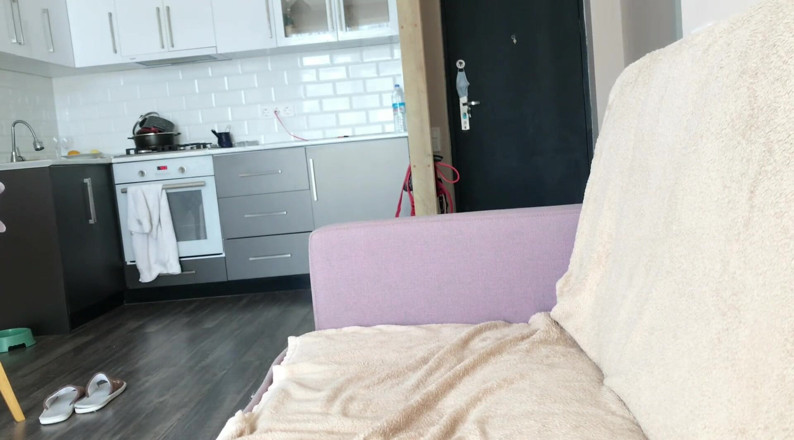 Good_view: Latina hembiträde fast och knullad