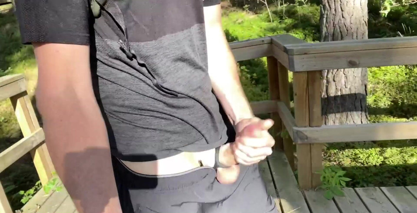 JohannWood: Outdoor Cruising and a Lot of Edging Really Did It...