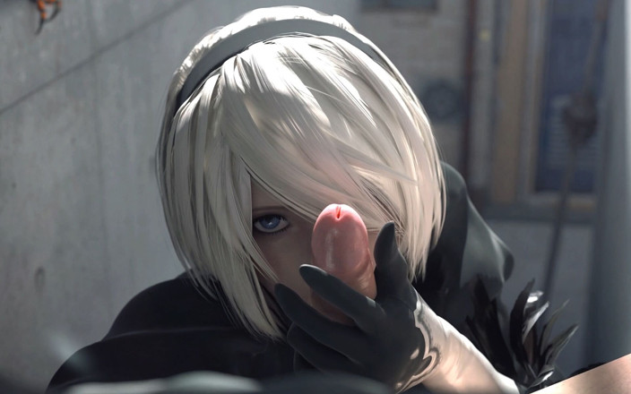 Sex-wiz: Nier： Automata，色情合集 - 粗暴性爱！操2b的美味阴户 |我在她热辣的阴户里射精 |Hydrafxx