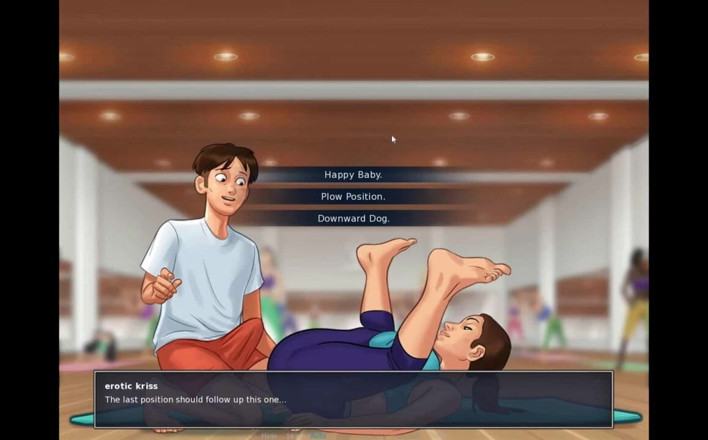 Erotic Krisso: Lezione di yoga di summertimesaga con Aletta