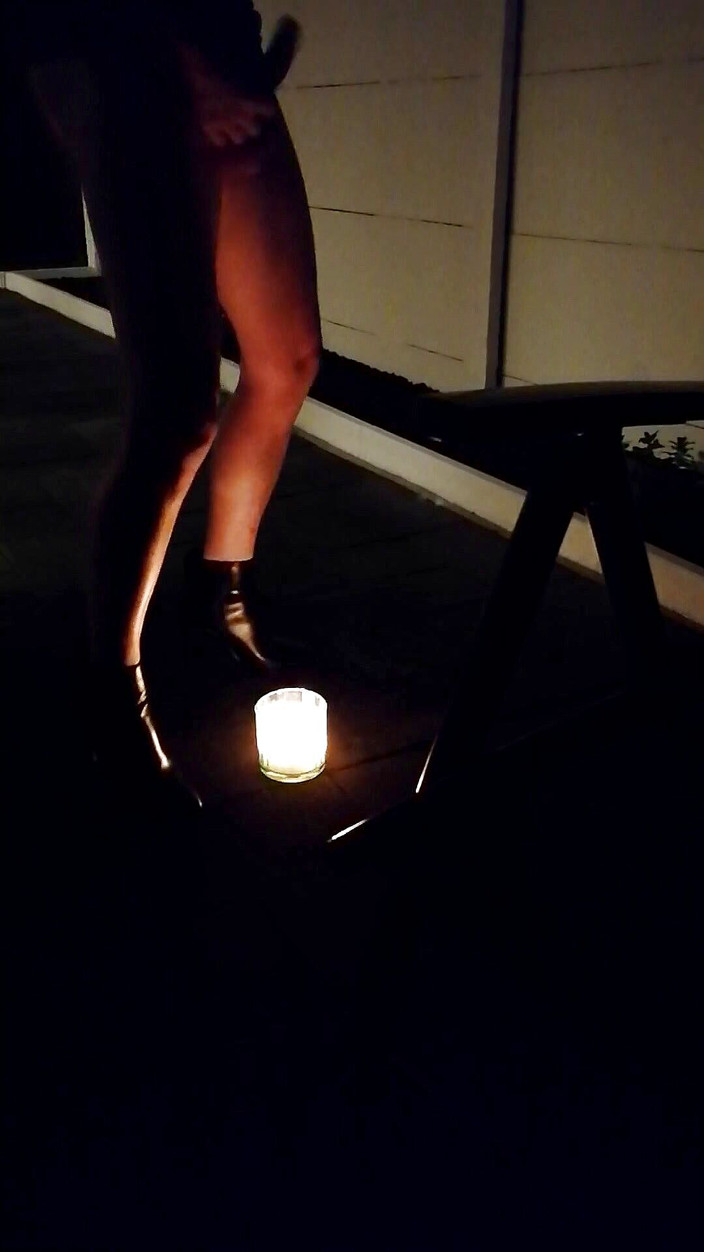 Crosdressing: Andando ao ar livre à noite