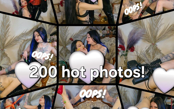Dominatrix Nika: Séance photo nue incroyable. 200 Photos nues de deux déesses