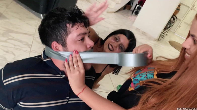 Selfgags femdom bondage: Trick or Treat, Bitch!