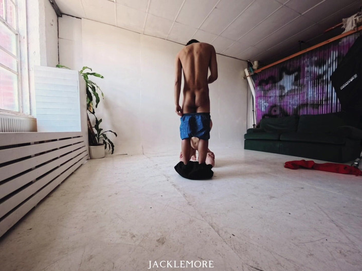 Jacklemore: Bts studio ficksession mit dolly love
