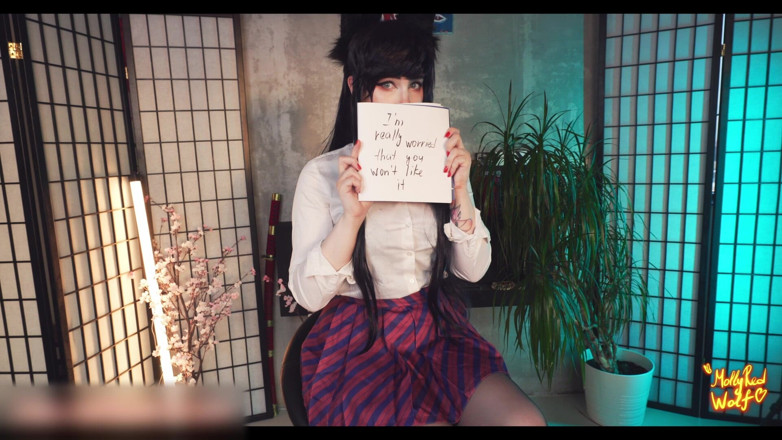 MollyRedWolf: A Komi-san. Vídeo secreto. 4K - Mollyredwolf