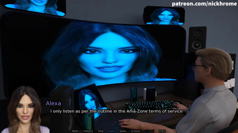 Visual Novels: SexBot 45 - cewek ini suka banget